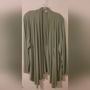 Olive green cardigan
